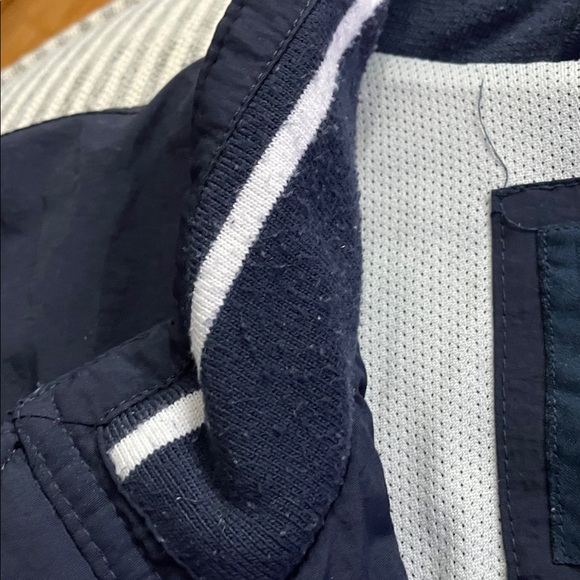 Tommy Hilfiger Navy Windbreaker with White Accents - Picture 6 of 10